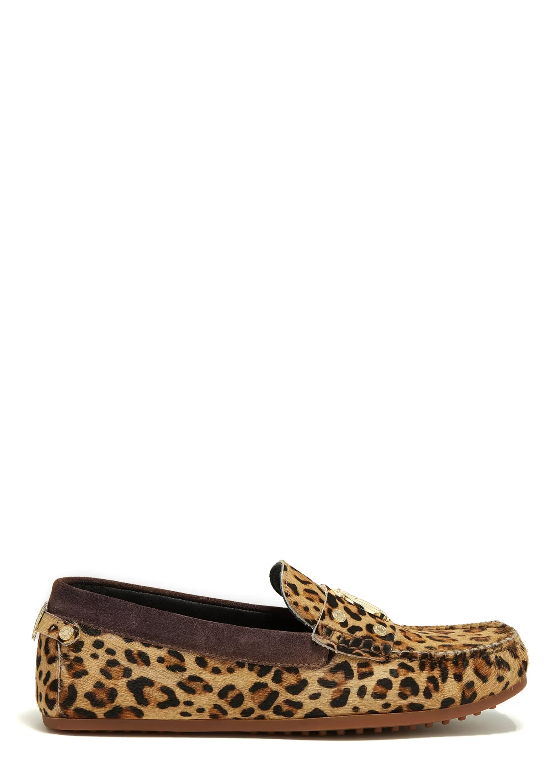 Holland Cooper Loafers | Footwear>The Driving Loafer Leopard Pony