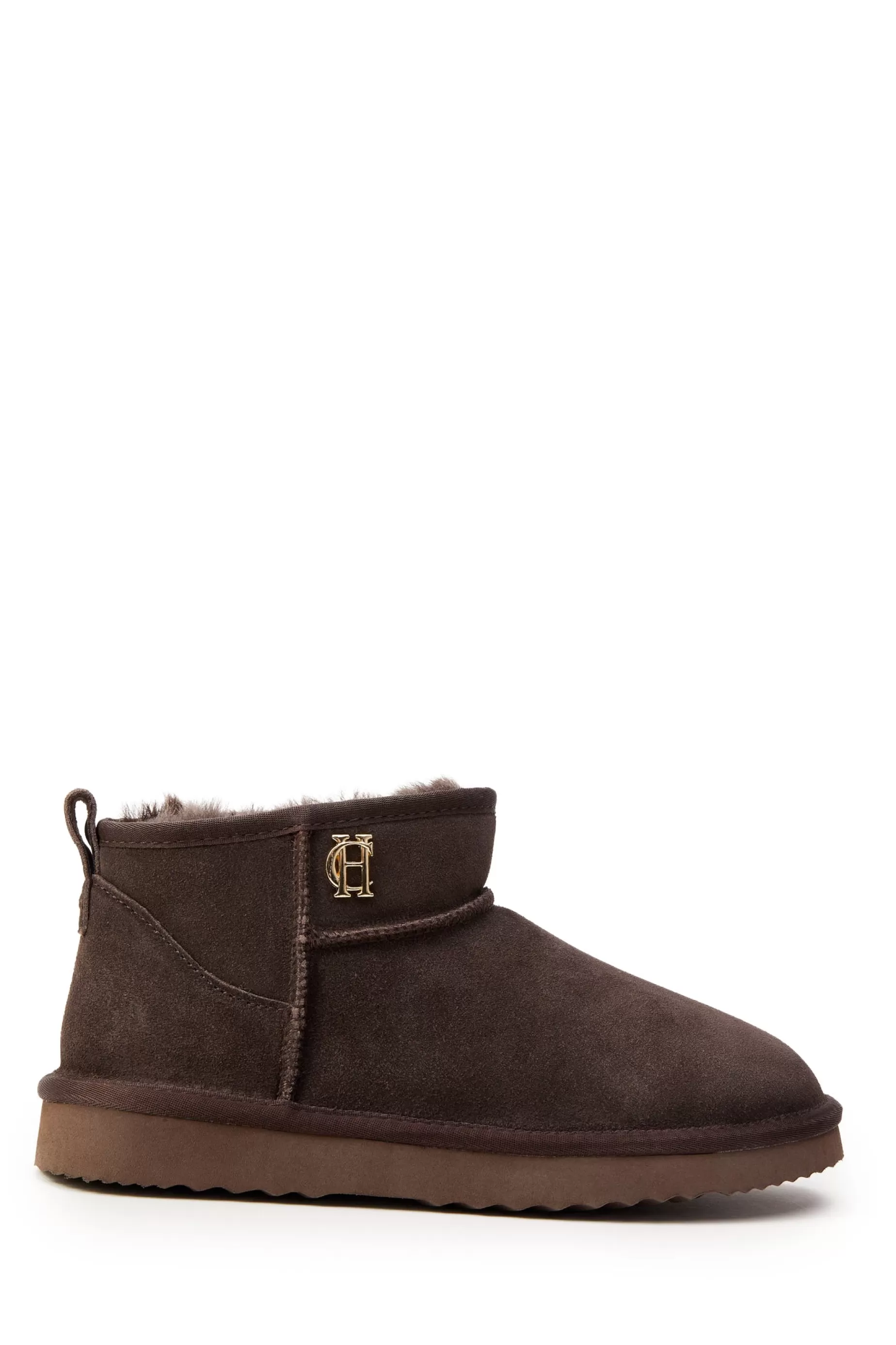 Holland Cooper Gifts For Her | Boots>Ultra Mini Shearling Boot Chocolate