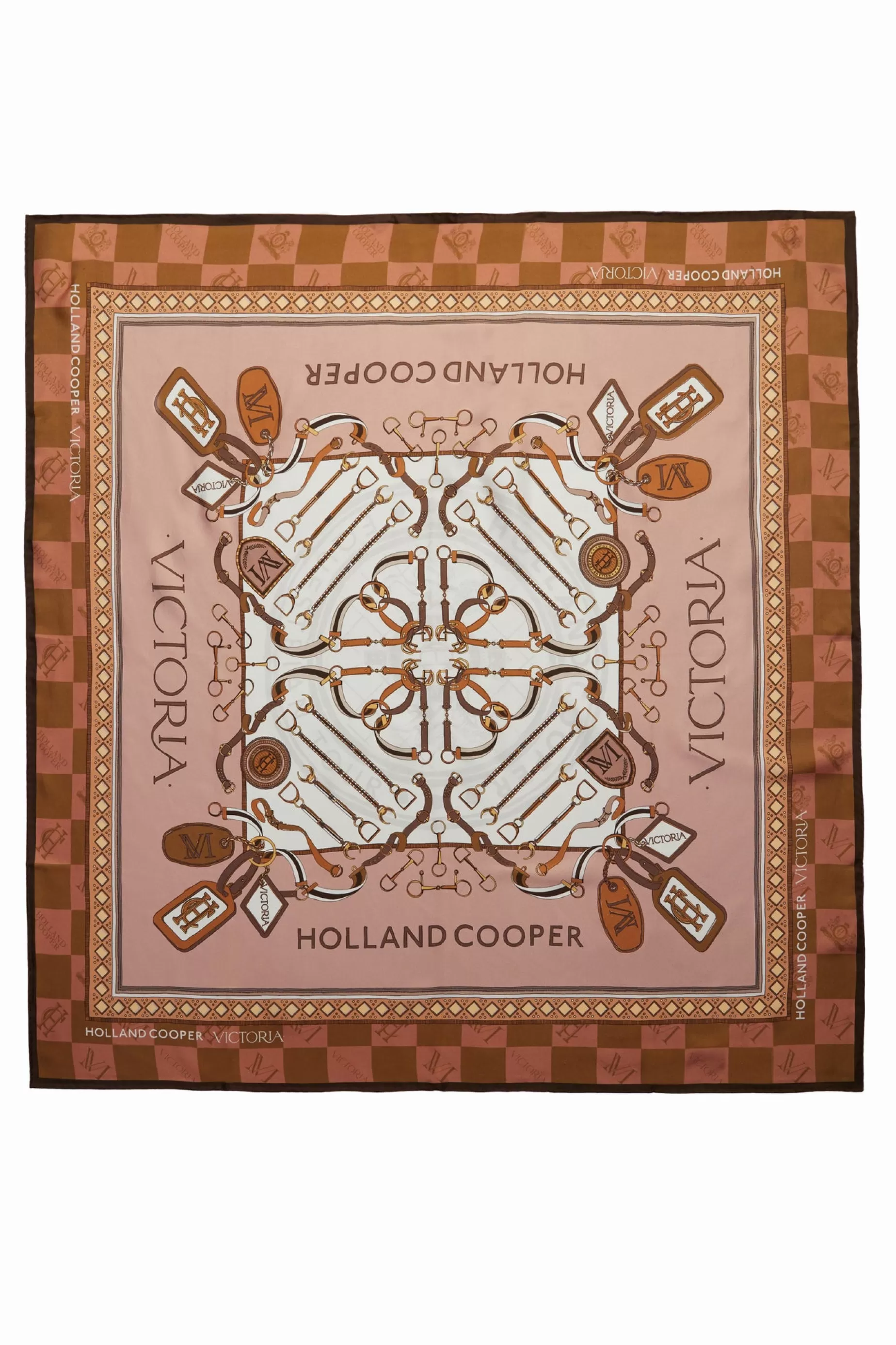 Holland Cooper Scarves | Scarves>Victoria Silk Scarf Camel