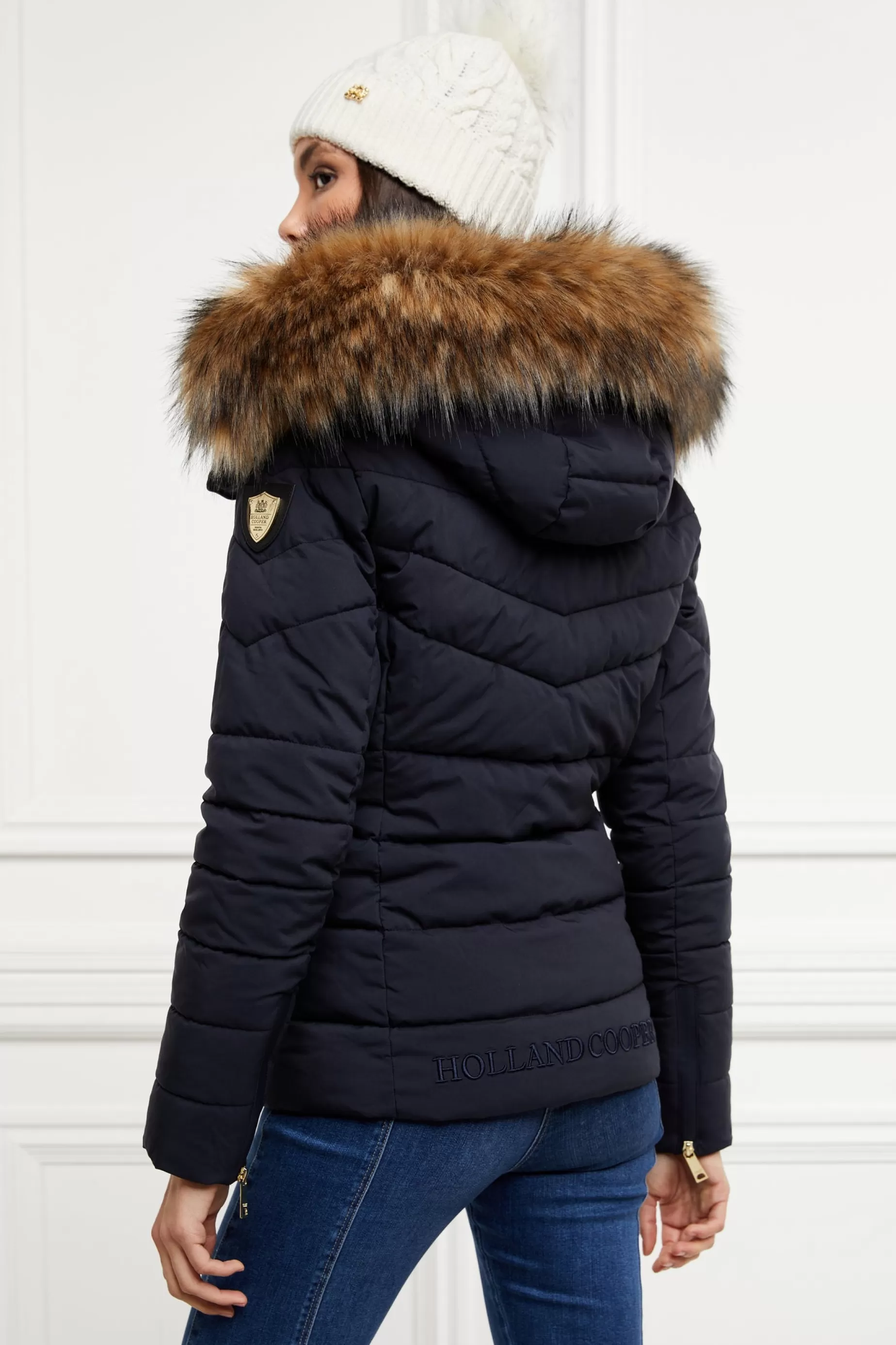 Holland Cooper Jackets>Whistler Puffer Jacket Ink Navy