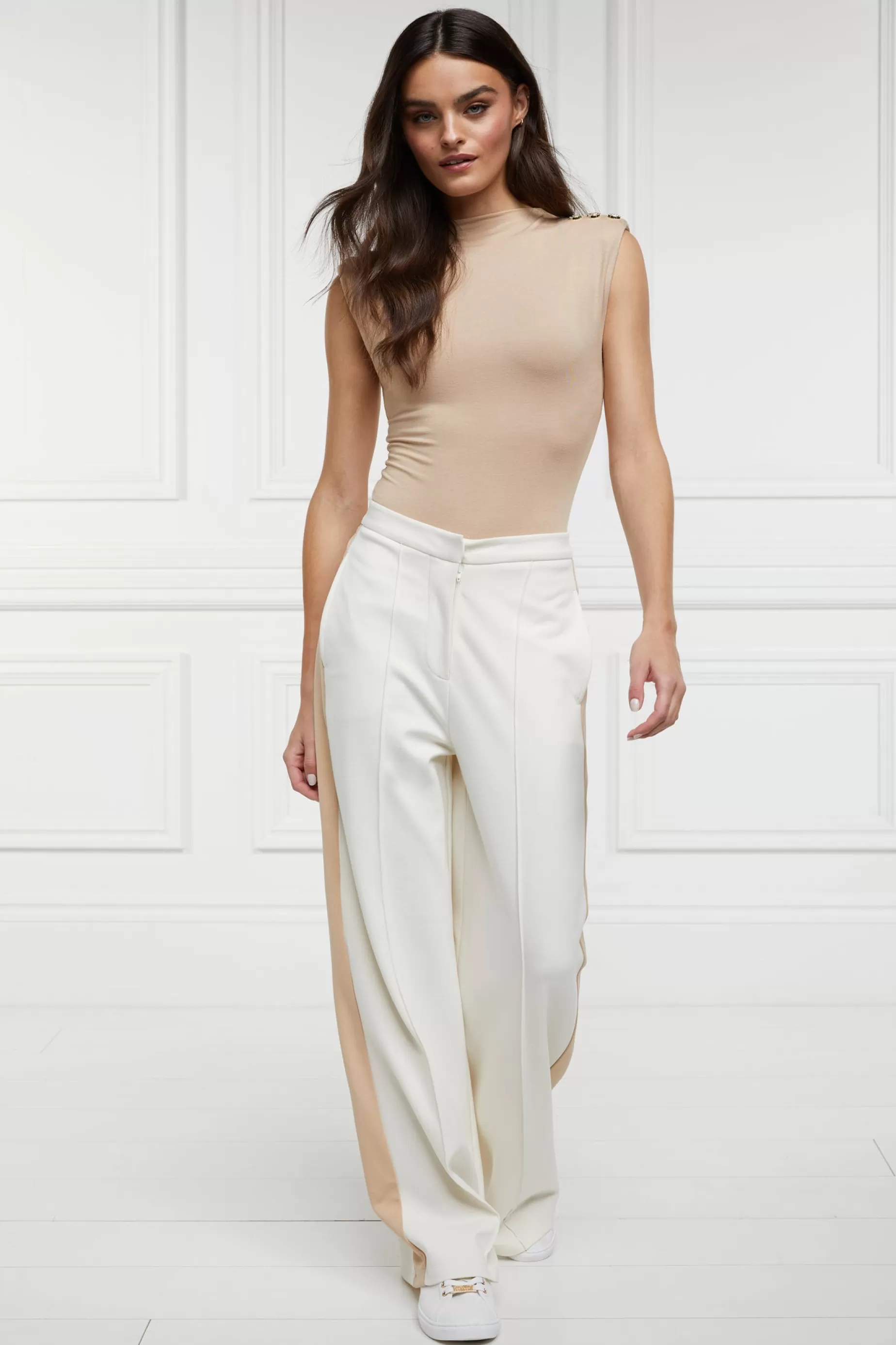 Holland Cooper Trousers | Shop By Product>Wide Leg Pant Natural