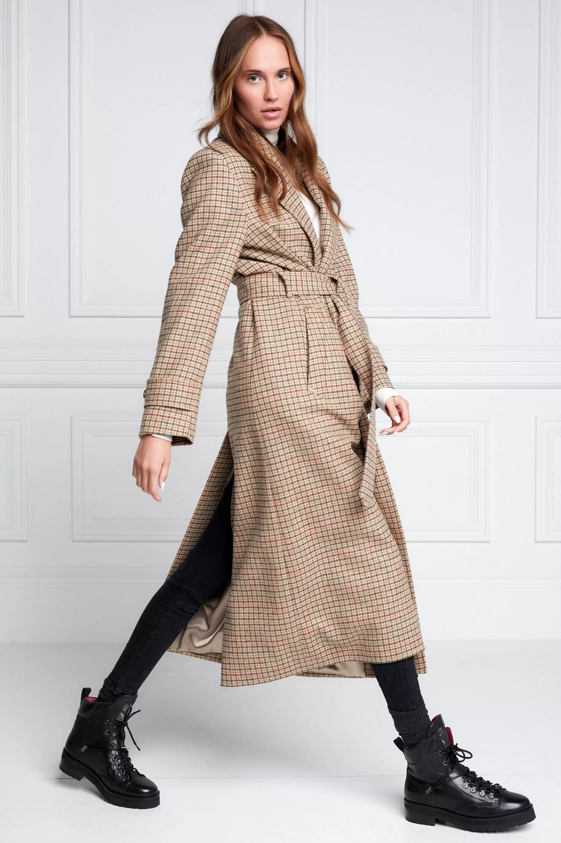 Holland Cooper Coats | In Stock Tailoring>Wrap Coat Charlton Tweed