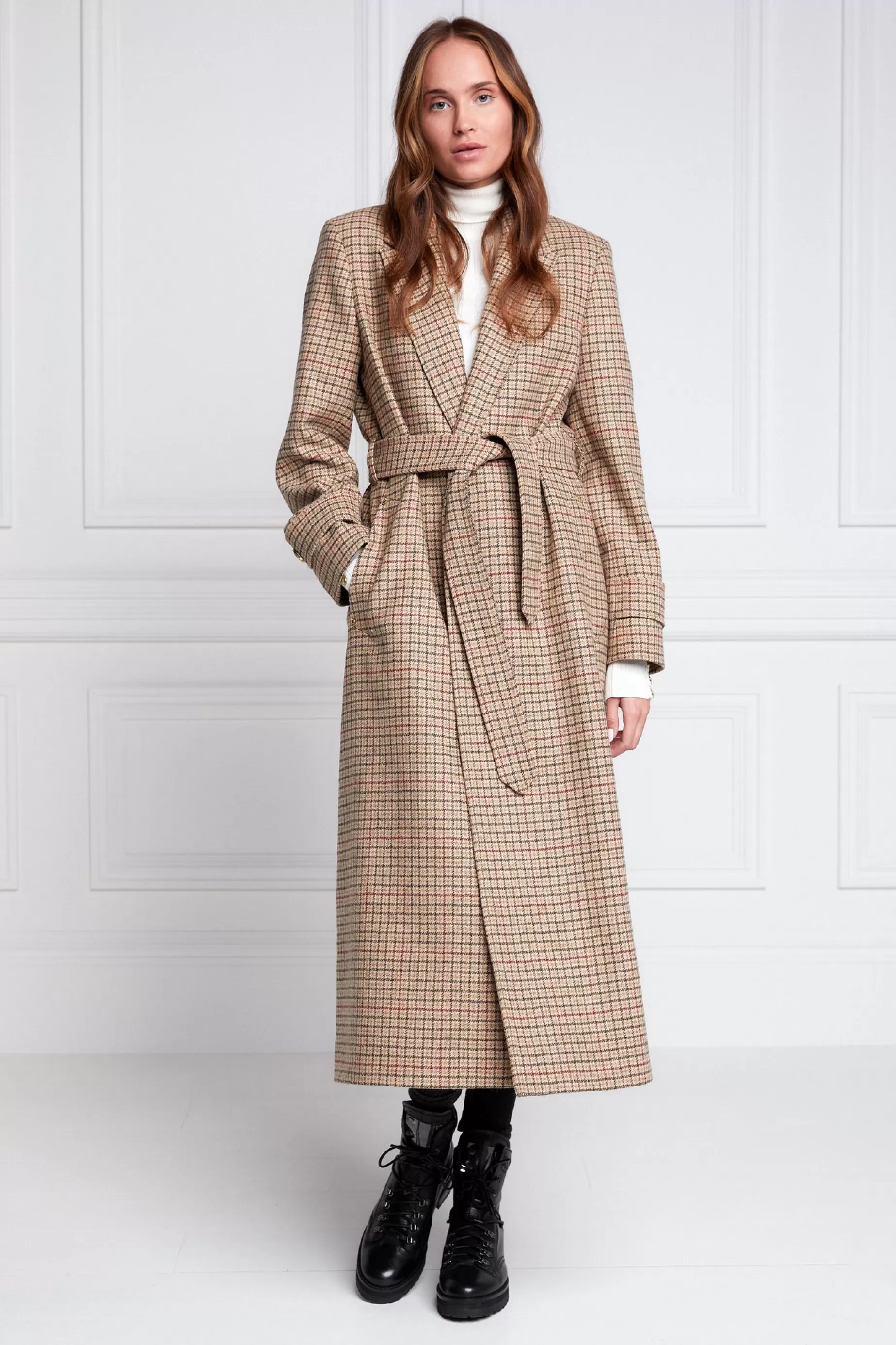 Holland Cooper Coats | In Stock Tailoring>Wrap Coat Charlton Tweed